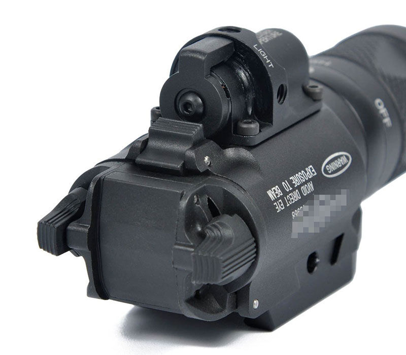 Surefire X400V Flashlight White and IR Output With Red Laser BK